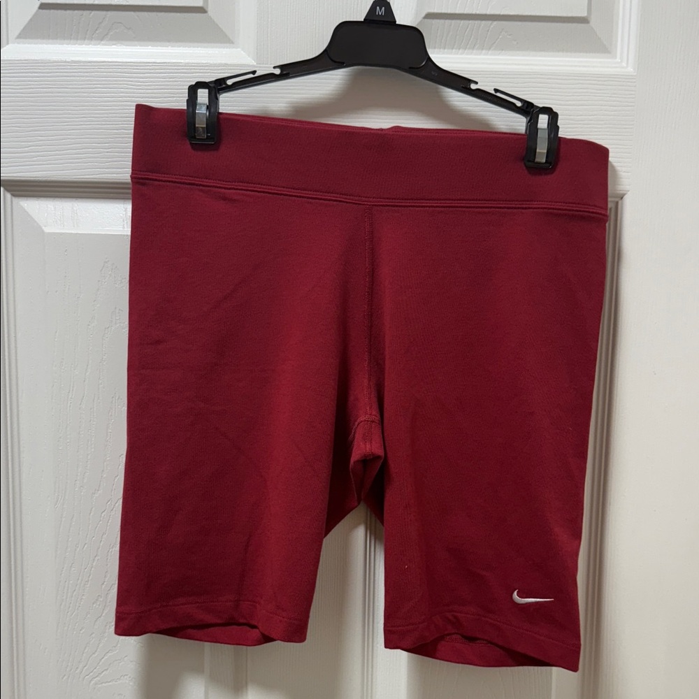 Nike Women's Deep Red Bike Shorts